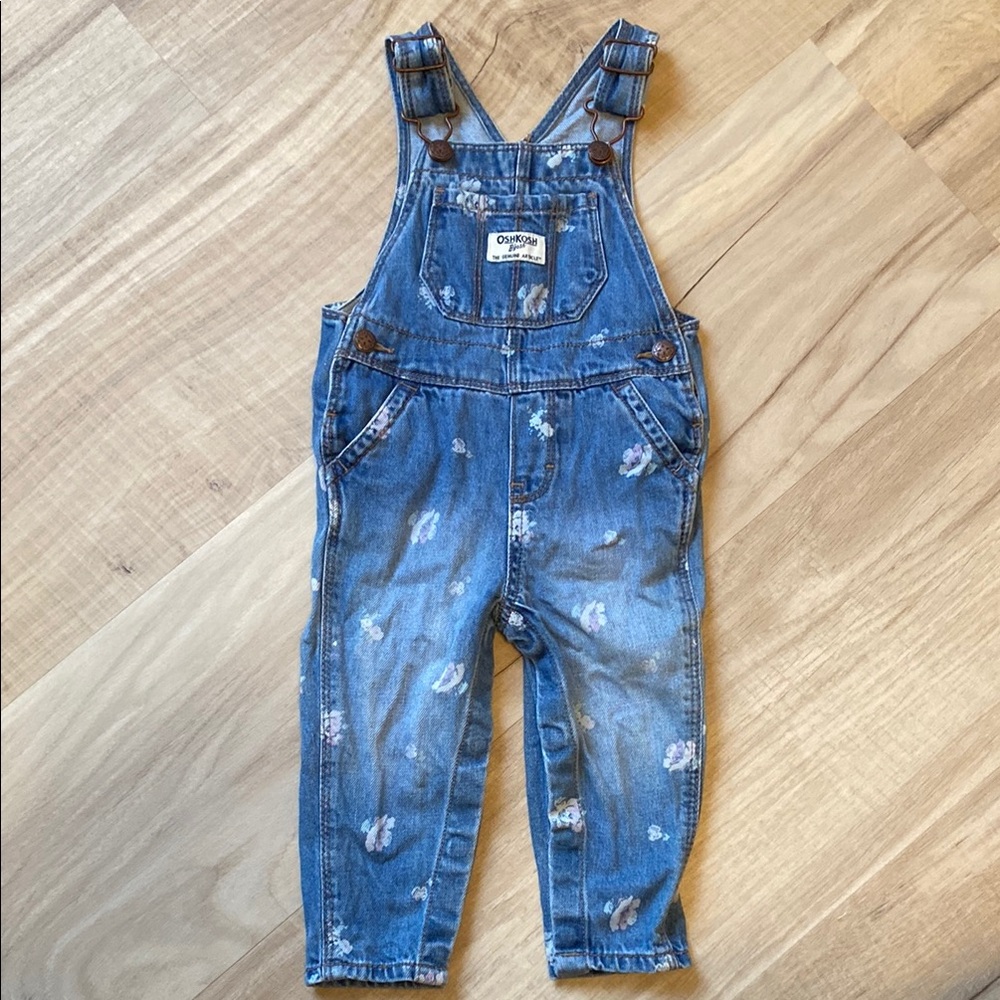 OshKosh B'gosh Blue Denim Overalls for Kids